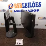 LOTE 131 - 02 MONITORES LCD MARCAS SAMSUNG E POSITIVO. (NO ESTADO) ATENÇÃO! FAZER A VISITAÇÃO ANTES DE ARREMATAR, NÃO SABEMOS SE FUNCIONA. LEILÃO NÃO TEM GARANTIA E NEM DEVOLUÇÃO, SUJEITO A POSSÍVEIS AVARIAS VISÍVEIS/OCULTAS E/OU AUSÊNCIA DE COMPONENTES.