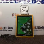 LOTE 014 - 01 TABLET MARCA POSITIVO COM CARREGADOR. (NO ESTADO) ATENÇÃO! FAZER A VISITAÇÃO ANTES DE ARREMATAR, NÃO SABEMOS SE FUNCIONA. LEILÃO NÃO TEM GARANTIA E NEM DEVOLUÇÃO, SUJEITO A POSSÍVEIS AVARIAS VISÍVEIS/OCULTAS E/OU AUSÊNCIA DE COMPONENTES.