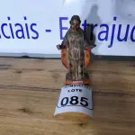 LOTE 085 - 01 IMAGEM DE SANTO SÉCULO XIX. (NO ESTADO)