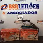 LOTE 093 - 03 FERROS DE PASSAR ROUPAS A GÁS. (NO ESTADO) ATENÇÃO! FAZER A VISITAÇÃO ANTES DE ARREMATAR, NÃO SABEMOS SE FUNCIONA. LEILÃO NÃO TEM GARANTIA E NEM DEVOLUÇÃO, SUJEITO A POSSÍVEIS AVARIAS VISÍVEIS/OCULTAS E/OU AUSÊNCIA DE COMPONENTES.