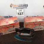 LOTE 127 - 02 FERROS DE PASSAR ROUPAS A GÁS. (NO ESTADO) ATENÇÃO! FAZER A VISITAÇÃO ANTES DE ARREMATAR, NÃO SABEMOS SE FUNCIONA. LEILÃO NÃO TEM GARANTIA E NEM DEVOLUÇÃO, SUJEITO A POSSÍVEIS AVARIAS VISÍVEIS/OCULTAS E/OU AUSÊNCIA DE COMPONENTES.