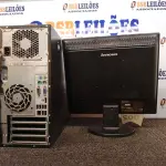 LOTE 002 - 01 NOTEBOOK MARCA LENOVO E 01 CPU HP. (NO ESTADO) ATENÇÃO! FAZER A VISITAÇÃO ANTES DE ARREMATAR, NÃO SABEMOS SE FUNCIONA. LEILÃO NÃO TEM GARANTIA E NEM DEVOLUÇÃO, SUJEITO A POSSÍVEIS AVARIAS VISÍVEIS/OCULTAS E/OU AUSÊNCIA DE COMPONENTES.