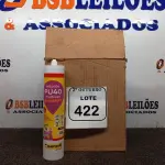 LOTE 422 - 12 SELANTES PU40 MULTIUSO QUARTZOLIT 360G. (NO ESTADO) ATENÇÃO! FAZER A VISITAÇÃO ANTES DE ARREMATAR, NÃO SABEMOS SE FUNCIONA. LEILÃO NÃO TEM GARANTIA E NEM DEVOLUÇÃO, SUJEITO A POSSÍVEIS AVARIAS VISÍVEIS/OCULTAS E/OU AUSÊNCIA DE COMPONENTES.