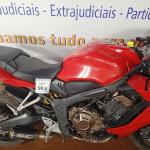 LOTE 008 - 01 MOTO HONDA/CBR 650R; COR VERMELHA; ANO 2022. (NO ESTADO) (TODOS DOCUMENTOS 2024 PAGOS)