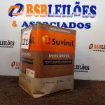 LOTE 231 - 01 LATA DE BASE SUVINIL TEXTURIZADO PREMIUM. (NO ESTADO) ATENÇÃO! FAZER A VISITAÇÃO ANTES DE ARREMATAR, NÃO SABEMOS SE FUNCIONA. LEILÃO NÃO TEM GARANTIA E NEM DEVOLUÇÃO, SUJEITO A POSSÍVEIS AVARIAS VISÍVEIS/OCULTAS E/OU AUSÊNCIA DE COMPONENTES.