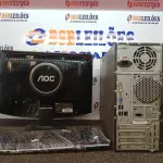 LOTE 187 - 01 CPU COM TECLADO E 01 MONITOR. (NO ESTADO) ATENÇÃO! FAZER A VISITAÇÃO ANTES DE ARREMATAR, NÃO SABEMOS SE FUNCIONA. LEILÃO NÃO TEM GARANTIA E NEM DEVOLUÇÃO, SUJEITO A POSSÍVEIS AVARIAS VISÍVEIS/OCULTAS E/OU AUSÊNCIA DE COMPONENTES.