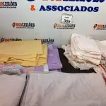 LOTE 369 - 01 LOTE C/DIVERSOS PANOS DE PRATO E CORTINAS. (NO ESTADO) ATENÇÃO! FAZER A VISITAÇÃO ANTES DE ARREMATAR, NÃO SABEMOS SE FUNCIONA. LEILÃO NÃO TEM GARANTIA E NEM DEVOLUÇÃO, SUJEITO A POSSÍVEIS AVARIAS VISÍVEIS/OCULTAS E/OU AUSÊNCIA DE COMPONENTES.