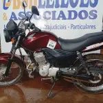 LOTE 004 - 01 MOTO HONDA/CG150 FAN ESI; COR VINHO; ANO 2011. (NO ESTADO) (TODOS DOCUMENTOS 2024 PAGOS)