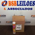 LOTE 422 - 12 SELANTES PU40 MULTIUSO QUARTZOLIT 360G. (NO ESTADO) ATENÇÃO! FAZER A VISITAÇÃO ANTES DE ARREMATAR, NÃO SABEMOS SE FUNCIONA. LEILÃO NÃO TEM GARANTIA E NEM DEVOLUÇÃO, SUJEITO A POSSÍVEIS AVARIAS VISÍVEIS/OCULTAS E/OU AUSÊNCIA DE COMPONENTES.