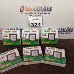 LOTE 321 - 06 REFLETORES 30W MARCA TASCHIBRA. (NO ESTADO) ATENÇÃO! FAZER A VISITAÇÃO ANTES DE ARREMATAR, NÃO SABEMOS SE FUNCIONA. LEILÃO NÃO TEM GARANTIA E NEM DEVOLUÇÃO, SUJEITO A POSSÍVEIS AVARIAS VISÍVEIS/OCULTAS E/OU AUSÊNCIA DE COMPONENTES.