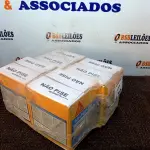 LOTE 170 - 02 CAIXAS DE SIKATOP-100 REVESTIMENTO IMPERMEABILIZANTE. (NO ESTADO) ATENÇÃO! FAZER A VISITAÇÃO ANTES DE ARREMATAR, NÃO SABEMOS SE FUNCIONA. LEILÃO NÃO TEM GARANTIA E NEM DEVOLUÇÃO, SUJEITO A POSSÍVEIS AVARIAS VISÍVEIS/OCULTAS E/OU AUSÊNCIA DE COMPONENTES.