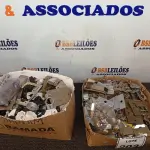 LOTE 203 - 01 LOTE COM DIVERSOS MATERIAIS ELÉTRICOS E HIDRÁULICOS. (NO ESTADO) ATENÇÃO! FAZER A VISITAÇÃO ANTES DE ARREMATAR, NÃO SABEMOS SE FUNCIONA. LEILÃO NÃO TEM GARANTIA E NEM DEVOLUÇÃO, SUJEITO A POSSÍVEIS AVARIAS VISÍVEIS/OCULTAS E/OU AUSÊNCIA DE COMPONENTES.