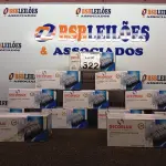 LOTE 322 - 12 LUMINÁRIAS MARCA DECORLUX OVAIS MODELO TARTARUGA. (NO ESTADO) ATENÇÃO! FAZER A VISITAÇÃO ANTES DE ARREMATAR, NÃO SABEMOS SE FUNCIONA. LEILÃO NÃO TEM GARANTIA E NEM DEVOLUÇÃO, SUJEITO A POSSÍVEIS AVARIAS VISÍVEIS/OCULTAS E/OU AUSÊNCIA DE COMPONENTES.