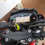 LOTE 007 - 01 MOTO YAMAHA/FZ25 FAZER; COR VERMELHA; ANO 2023. (NO ESTADO) (TODOS DOCUMENTOS 2024 PAGOS)