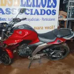 LOTE 007 - 01 MOTO YAMAHA/FZ25 FAZER; COR VERMELHA; ANO 2023. (NO ESTADO) (TODOS DOCUMENTOS 2024 PAGOS)