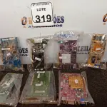 LOTE 319 - 07 PLACAS DE VÍDEO MARCAS E MODELOS DIVERSOS. (NO ESTADO) ATENÇÃO! FAZER A VISITAÇÃO ANTES DE ARREMATAR, NÃO SABEMOS SE FUNCIONA. LEILÃO NÃO TEM GARANTIA E NEM DEVOLUÇÃO, SUJEITO A POSSÍVEIS AVARIAS VISÍVEIS/OCULTAS E/OU AUSÊNCIA DE COMPONENTES.