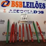 LOTE 181 - 10 PONTEIROS DE FERRO MARCAS E MODELOS DIVERSOS. (NO ESTADO) ATENÇÃO! FAZER A VISITAÇÃO ANTES DE ARREMATAR, NÃO SABEMOS SE FUNCIONA. LEILÃO NÃO TEM GARANTIA E NEM DEVOLUÇÃO, SUJEITO A POSSÍVEIS AVARIAS VISÍVEIS/OCULTAS E/OU AUSÊNCIA DE COMPONENTES.