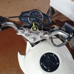LOTE 012 - 01 MOTO DAFRA /RIVA150 CARGO; COR BRANCA; ANO 2013. (NO ESTADO)