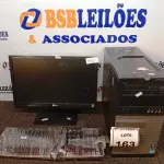 LOTE 163 - 01 CPU COM TECLADO E 01 MONITOR. (NO ESTADO) ATENÇÃO! FAZER A VISITAÇÃO ANTES DE ARREMATAR, NÃO SABEMOS SE FUNCIONA. LEILÃO NÃO TEM GARANTIA E NEM DEVOLUÇÃO, SUJEITO A POSSÍVEIS AVARIAS VISÍVEIS/OCULTAS E/OU AUSÊNCIA DE COMPONENTES.