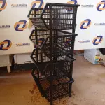 LOTE 313 - 04 CESTAS ORGANIZADORAS. (NO ESTADO) ATENÇÃO! FAZER A VISITAÇÃO ANTES DE ARREMATAR, NÃO SABEMOS SE FUNCIONA. LEILÃO NÃO TEM GARANTIA E NEM DEVOLUÇÃO, SUJEITO A POSSÍVEIS AVARIAS VISÍVEIS/OCULTAS E/OU AUSÊNCIA DE COMPONENTES.