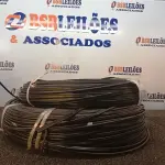 LOTE 172 - 02 ROLOS DE CABOS PARA TVS ANTIGAS. (NO ESTADO) ATENÇÃO! FAZER A VISITAÇÃO ANTES DE ARREMATAR, NÃO SABEMOS SE FUNCIONA. LEILÃO NÃO TEM GARANTIA E NEM DEVOLUÇÃO, SUJEITO A POSSÍVEIS AVARIAS VISÍVEIS/OCULTAS E/OU AUSÊNCIA DE COMPONENTES.