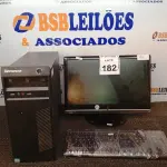 LOTE 182 - 01 CPU COMA TECLADO E 01 MONITOR. (NO ESTADO) ATENÇÃO! FAZER A VISITAÇÃO ANTES DE ARREMATAR, NÃO SABEMOS SE FUNCIONA. LEILÃO NÃO TEM GARANTIA E NEM DEVOLUÇÃO, SUJEITO A POSSÍVEIS AVARIAS VISÍVEIS/OCULTAS E/OU AUSÊNCIA DE COMPONENTES.