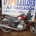 LOTE 004 - 01 MOTO HONDA/CG150 FAN ESI; COR VINHO; ANO 2011. (NO ESTADO) (TODOS DOCUMENTOS 2024 PAGOS)