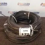 LOTE 172 - 02 ROLOS DE CABOS PARA TVS ANTIGAS. (NO ESTADO) ATENÇÃO! FAZER A VISITAÇÃO ANTES DE ARREMATAR, NÃO SABEMOS SE FUNCIONA. LEILÃO NÃO TEM GARANTIA E NEM DEVOLUÇÃO, SUJEITO A POSSÍVEIS AVARIAS VISÍVEIS/OCULTAS E/OU AUSÊNCIA DE COMPONENTES.