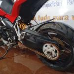 LOTE 009 - 01 MOTO DUCATI/MTS 1200; COR VERMELHA; ANO 2015. (TODOS DOCUMENTOS 2024 PAGOS)