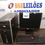 LOTE 197 - 01 CPU COM TECLADO E 01 MONITOR. (NO ESTADO) ATENÇÃO! FAZER A VISITAÇÃO ANTES DE ARREMATAR, NÃO SABEMOS SE FUNCIONA. LEILÃO NÃO TEM GARANTIA E NEM DEVOLUÇÃO, SUJEITO A POSSÍVEIS AVARIAS VISÍVEIS/OCULTAS E/OU AUSÊNCIA DE COMPONENTES.