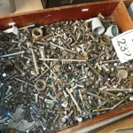 LOTE 232 - 01 LOTE COM GRANDE QUANTIDADE DE PARAFUSOS TAMANHOS DIVERSOS. (NO ESTADO) ATENÇÃO! FAZER A VISITAÇÃO ANTES DE ARREMATAR, NÃO SABEMOS SE FUNCIONA. LEILÃO NÃO TEM GARANTIA E NEM DEVOLUÇÃO, SUJEITO A POSSÍVEIS AVARIAS VISÍVEIS/OCULTAS E/OU AUSÊNCIA DE COMPONENTES.