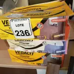 LOTE 236 - 02 CAIXAS DE VEDACIT ARGAMASSA POLIMÉRICA IMPERMEÁVEL. (NO ESTADO) ATENÇÃO! FAZER A VISITAÇÃO ANTES DE ARREMATAR, NÃO SABEMOS SE FUNCIONA. LEILÃO NÃO TEM GARANTIA E NEM DEVOLUÇÃO, SUJEITO A POSSÍVEIS AVARIAS VISÍVEIS/OCULTAS E/OU AUSÊNCIA DE COMPONENTES.