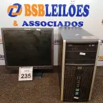 LOTE 235 - 01 CPU E 01 MONITOR. (NO ESTADO) ATENÇÃO! FAZER A VISITAÇÃO ANTES DE ARREMATAR, NÃO SABEMOS SE FUNCIONA. LEILÃO NÃO TEM GARANTIA E NEM DEVOLUÇÃO, SUJEITO A POSSÍVEIS AVARIAS VISÍVEIS/OCULTAS E/OU AUSÊNCIA DE COMPONENTES.