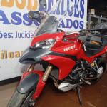 LOTE 009 - 01 MOTO DUCATI/MTS 1200; COR VERMELHA; ANO 2015. (TODOS DOCUMENTOS 2024 PAGOS)
