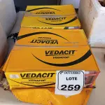 LOTE 259 - 02 CAIXAS DE VEDACIT ARGAMASSA POLIMÉRICA IMPERMEÁVEL. (NO ESTADO) ATENÇÃO! FAZER A VISITAÇÃO ANTES DE ARREMATAR, NÃO SABEMOS SE FUNCIONA. LEILÃO NÃO TEM GARANTIA E NEM DEVOLUÇÃO, SUJEITO A POSSÍVEIS AVARIAS VISÍVEIS/OCULTAS E/OU AUSÊNCIA DE COMPONENTES.