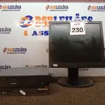 LOTE 230 - 01 CPU E 01 MONITOR. (NO ESTADO) ATENÇÃO! FAZER A VISITAÇÃO ANTES DE ARREMATAR, NÃO SABEMOS SE FUNCIONA. LEILÃO NÃO TEM GARANTIA E NEM DEVOLUÇÃO, SUJEITO A POSSÍVEIS AVARIAS VISÍVEIS/OCULTAS E/OU AUSÊNCIA DE COMPONENTES.
