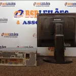 LOTE 230 - 01 CPU E 01 MONITOR. (NO ESTADO) ATENÇÃO! FAZER A VISITAÇÃO ANTES DE ARREMATAR, NÃO SABEMOS SE FUNCIONA. LEILÃO NÃO TEM GARANTIA E NEM DEVOLUÇÃO, SUJEITO A POSSÍVEIS AVARIAS VISÍVEIS/OCULTAS E/OU AUSÊNCIA DE COMPONENTES.