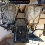 LOTE 205 - 05 LUMINÁRIAS DIVERSAS. (NO ESTADO) ATENÇÃO! FAZER A VISITAÇÃO ANTES DE ARREMATAR, NÃO SABEMOS SE FUNCIONA. LEILÃO NÃO TEM GARANTIA E NEM DEVOLUÇÃO, SUJEITO A POSSÍVEIS AVARIAS VISÍVEIS/OCULTAS E/OU AUSÊNCIA DE COMPONENTES.