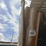 LOTE 491 - 02 TOLDOS. (NO ESTADO) ATENÇÃO! FAZER A VISITAÇÃO ANTES DE ARREMATAR, NÃO SABEMOS SE FUNCIONA. LEILÃO NÃO TEM GARANTIA E NEM DEVOLUÇÃO, SUJEITO A POSSÍVEIS AVARIAS VISÍVEIS/OCULTAS E/OU AUSÊNCIA DE COMPONENTES.
