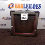 LOTE 058 - 01 CAIXA DE SOM AMPLIFICADA PALMER. (NO ESTADO) ATENÇÃO! FAZER A VISITAÇÃO ANTES DE ARREMATAR, NÃO SABEMOS SE FUNCIONA. LEILÃO NÃO TEM GARANTIA E NEM DEVOLUÇÃO, SUJEITO A POSSÍVEIS AVARIAS VISÍVEIS/OCULTAS E/OU AUSÊNCIA DE COMPONENTES.