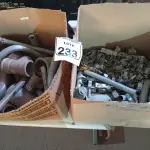 LOTE 233 - 01 LOTE C/GRANDE QUANTIDADE DE MATERIAIS HIDRÁULICOS E ELÉTRICOS. (NO ESTADO) ATENÇÃO! FAZER A VISITAÇÃO ANTES DE ARREMATAR, NÃO SABEMOS SE FUNCIONA. LEILÃO NÃO TEM GARANTIA E NEM DEVOLUÇÃO, SUJEITO A POSSÍVEIS AVARIAS VISÍVEIS/OCULTAS E/OU AUSÊNCIA DE COMPONENTES.