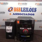 LOTE 041 - 01 APARELHO DE SOM E 01 CAIXA DE SOM MARCA SONY. (NO ESTADO) ATENÇÃO! FAZER A VISITAÇÃO ANTES DE ARREMATAR, NÃO SABEMOS SE FUNCIONA. LEILÃO NÃO TEM GARANTIA E NEM DEVOLUÇÃO, SUJEITO A POSSÍVEIS AVARIAS VISÍVEIS/OCULTAS E/OU AUSÊNCIA DE COMPONENTES.