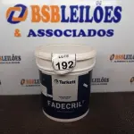 LOTE 192 - 01 ADESIVO PARA APLICAÇÃO NATURAL MARCA TAKETT. 23KG. (NO ESTADO) ATENÇÃO! FAZER A VISITAÇÃO ANTES DE ARREMATAR, NÃO SABEMOS SE FUNCIONA. LEILÃO NÃO TEM GARANTIA E NEM DEVOLUÇÃO, SUJEITO A POSSÍVEIS AVARIAS VISÍVEIS/OCULTAS E/OU AUSÊNCIA DE COMPONENTES.