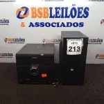 LOTE 213 - 01 APARELHO DE SOM TOCA CD’S MARCA SAMSUNG 220V COM 01 CAIXA DE SOM. (NO ESTADO) ATENÇÃO! FAZER A VISITAÇÃO ANTES DE ARREMATAR, NÃO SABEMOS SE FUNCIONA. LEILÃO NÃO TEM GARANTIA E NEM DEVOLUÇÃO, SUJEITO A POSSÍVEIS AVARIAS VISÍVEIS/OCULTAS E/OU AUSÊNCIA DE COMPONENTES.