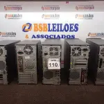 LOTE 110 - 05 CPU’S MARCAS E MODELOS DIVERSOS. (NO ESTADO) ATENÇÃO! FAZER A VISITAÇÃO ANTES DE ARREMATAR, NÃO SABEMOS SE FUNCIONA. LEILÃO NÃO TEM GARANTIA E NEM DEVOLUÇÃO, SUJEITO A POSSÍVEIS AVARIAS VISÍVEIS/OCULTAS E/OU AUSÊNCIA DE COMPONENTES.