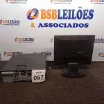 LOTE 057 - 01 CPU E 01 MONITOR MARCAS E MODELOS DIVERSOS. (NO ESTADO) ATENÇÃO! FAZER A VISITAÇÃO ANTES DE ARREMATAR, NÃO SABEMOS SE FUNCIONA. LEILÃO NÃO TEM GARANTIA E NEM DEVOLUÇÃO, SUJEITO A POSSÍVEIS AVARIAS VISÍVEIS/OCULTAS E/OU AUSÊNCIA DE COMPONENTES.