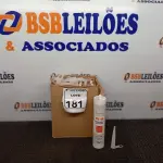 LOTE 181 - 12 SELANTES PU-40 MULTIUSO DE POLIURETANO. (NO ESTADO) ATENÇÃO! FAZER A VISITAÇÃO ANTES DE ARREMATAR, NÃO SABEMOS SE FUNCIONA. LEILÃO NÃO TEM GARANTIA E NEM DEVOLUÇÃO, SUJEITO A POSSÍVEIS AVARIAS VISÍVEIS/OCULTAS E/OU AUSÊNCIA DE COMPONENTES.