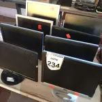 LOTE 234 - 08 MONITORES LCD MARCAS E MODELOS DIVERSOS P/RETIRADA DE PEÇAS. (NO ESTADO) ATENÇÃO! FAZER A VISITAÇÃO ANTES DE ARREMATAR, NÃO SABEMOS SE FUNCIONA. LEILÃO NÃO TEM GARANTIA E NEM DEVOLUÇÃO, SUJEITO A POSSÍVEIS AVARIAS VISÍVEIS/OCULTAS E/OU AUSÊNCIA DE COMPONENTES.