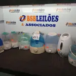 LOTE 211 - 08 UMIDIFICADORES MARCAS E MODELOS DIVERSOS. (NO ESTADO) ATENÇÃO! FAZER A VISITAÇÃO ANTES DE ARREMATAR, NÃO SABEMOS SE FUNCIONA. LEILÃO NÃO TEM GARANTIA E NEM DEVOLUÇÃO, SUJEITO A POSSÍVEIS AVARIAS VISÍVEIS/OCULTAS E/OU AUSÊNCIA DE COMPONENTES.