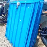 LOTE 498 - 01 LOTE COM 10 PORTAS DE FERRO NA COR AZUL DE 1.X1,16CM. (NO ESTADO) ATENÇÃO! FAZER A VISITAÇÃO ANTES DE ARREMATAR, NÃO SABEMOS SE FUNCIONA. LEILÃO NÃO TEM GARANTIA E NEM DEVOLUÇÃO, SUJEITO A POSSÍVEIS AVARIAS VISÍVEIS/OCULTAS E/OU AUSÊNCIA DE COMPONENTES.